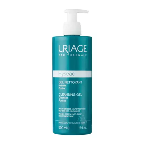 Uriage - Hyseac Gel Nettoyante - Reinigungsgel für Gesicht und Körper - 500ml