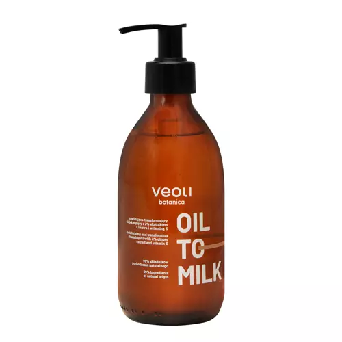 Veoli Botanica - Oil To Milk - Feuchtigkeitsspendendes und transformierendes Reinigungsöl - 290ml