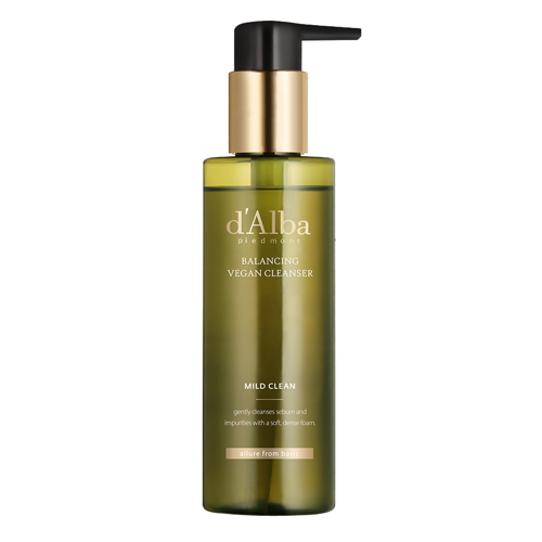 d'Alba - Mild Skin Balancing Vegan Cleanser - Feuchtigkeitsspendendes und linderndes Gesichtsreinigungsgel - 200ml