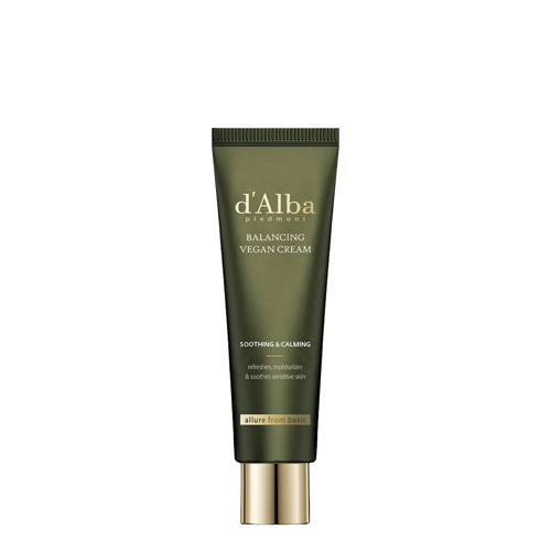 d'Alba - Mild Skin Balancing Vegan Cream - Feuchtigkeitsspendende und lindernde Gesichtscreme - 55ml