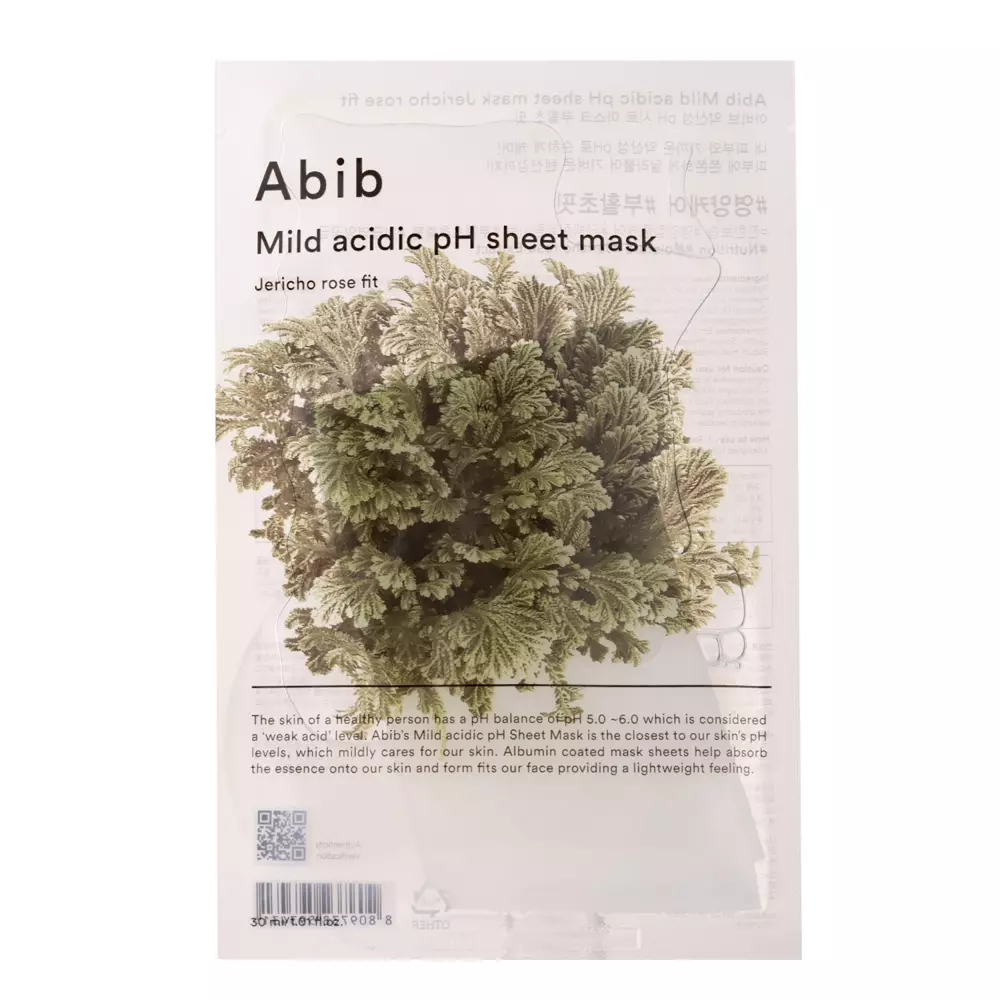 Abib - Mild Acidic pH Sheet Mask Jericho Rose Fit - Sanfte Tuchmaske - 30ml