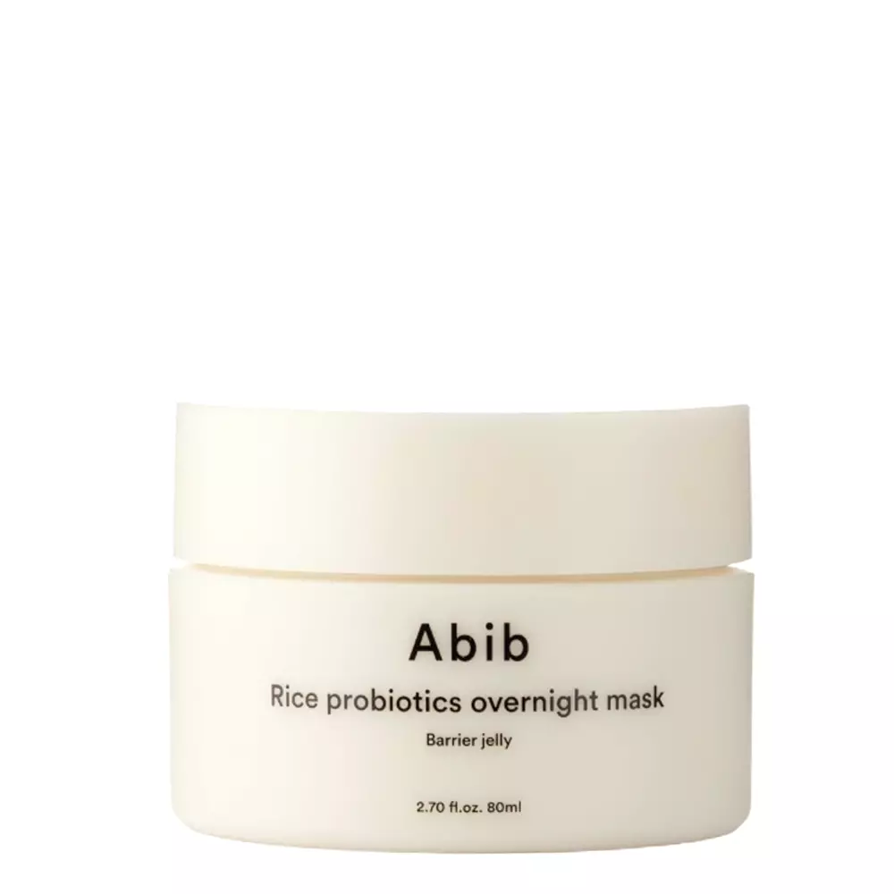 Abib - Rice Probiotics Overnight Mask Barrier Jelly - Nachtmaske mit Reisprobiotika - 80ml