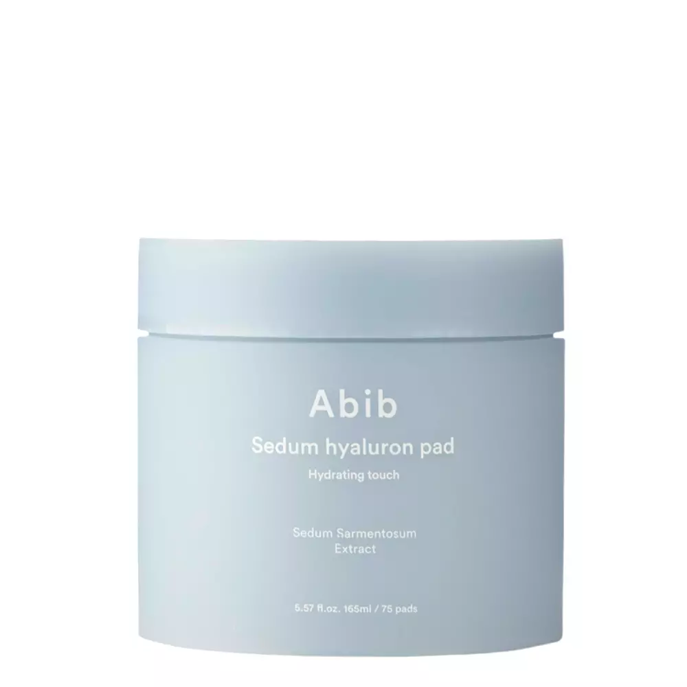 Abib - Sedum Hyaluron Pad Hydrating Touch - Feuchtigkeitsspendende Gesichtspads - 165ml/75Stk.