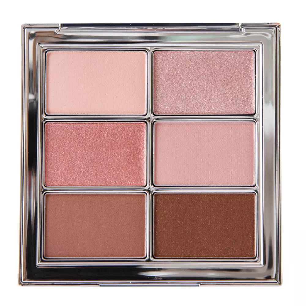 Amuse - Eye Vegan Sheer Palette - Vegane Lidschattenpalette - 02 Sheer Pink - 6x1.6g 