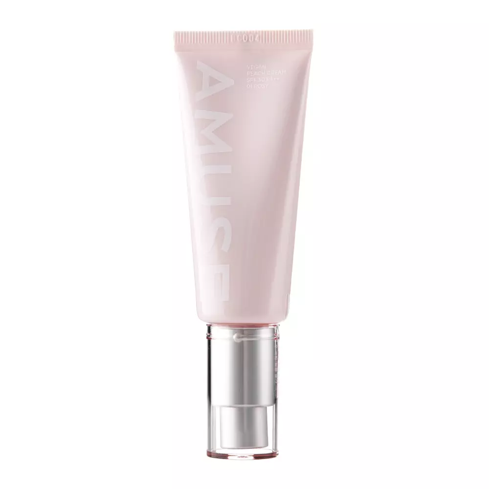 Amuse - Vegan Peach Cream - SPF30/PA++ - Korrigierende Creme mit Filter - 01 Rosig - 40ml