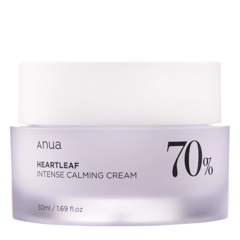 Anua - Heartleaf 70% Intense Calming Cream - Lindernde Gesichtscreme mit Astragalus-Extrakt - 50ml 