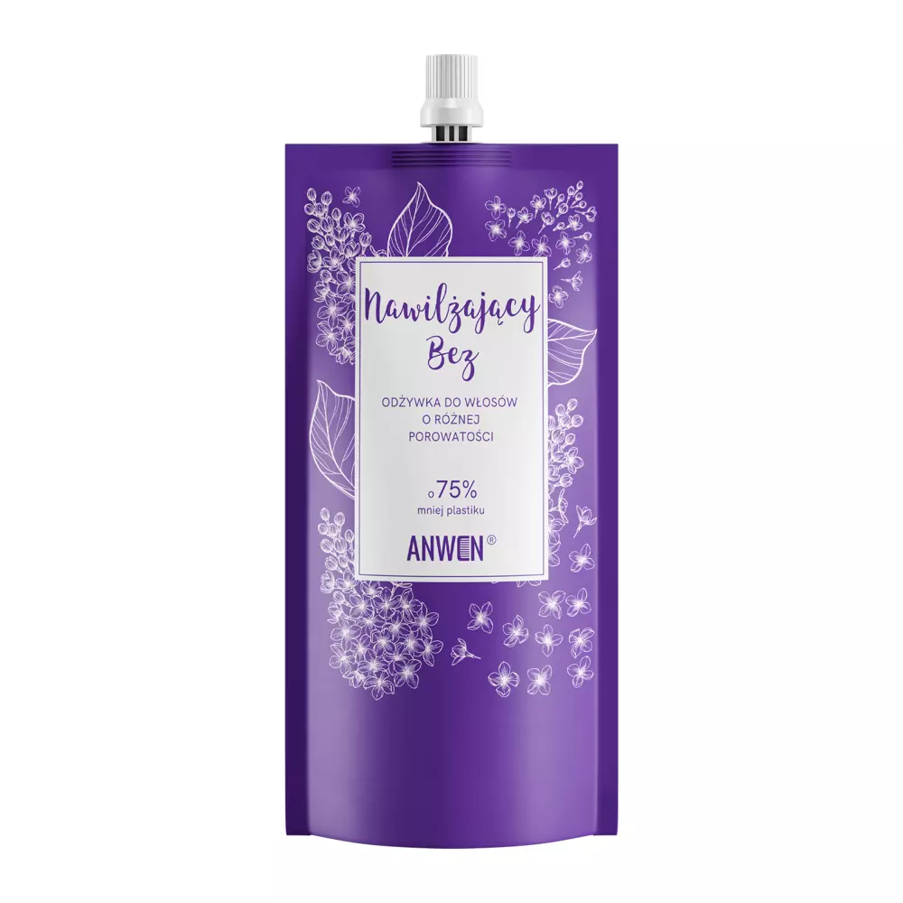 Anwen - Feuchtigkeitsspendende Holunderblüte - Spülung für Haare unterschiedlicher Porosität - Nachfüllpackung - 500ml