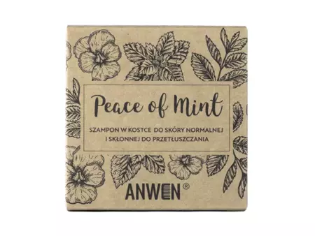 Anwen - Peace Of Mint - Shampoo-Würfel für normale und schnell fettende Haut - Dose - 75g