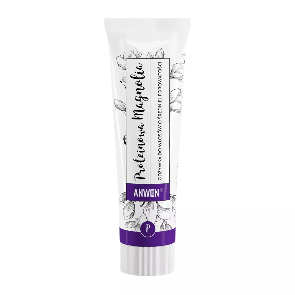 Anwen - Protein Magnolia - Haarspülung mit mittlerer Porosität - Aluminiumtube - 100ml