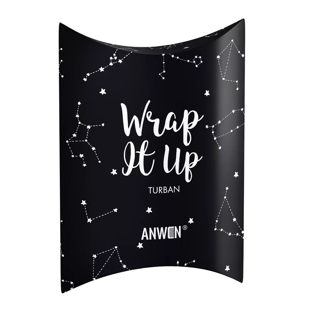 Anwen - Wrap It Up - Haarturban aus Baumwolle – Schwarz