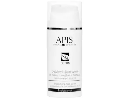Apis - Professional - Detox - Detoxifying Face Serum with Bamboo Charcoal and Ionized Silver - Entgiftendes Gesichtsserum mit Bambuskohle und ionisiertem Silber - 100ml