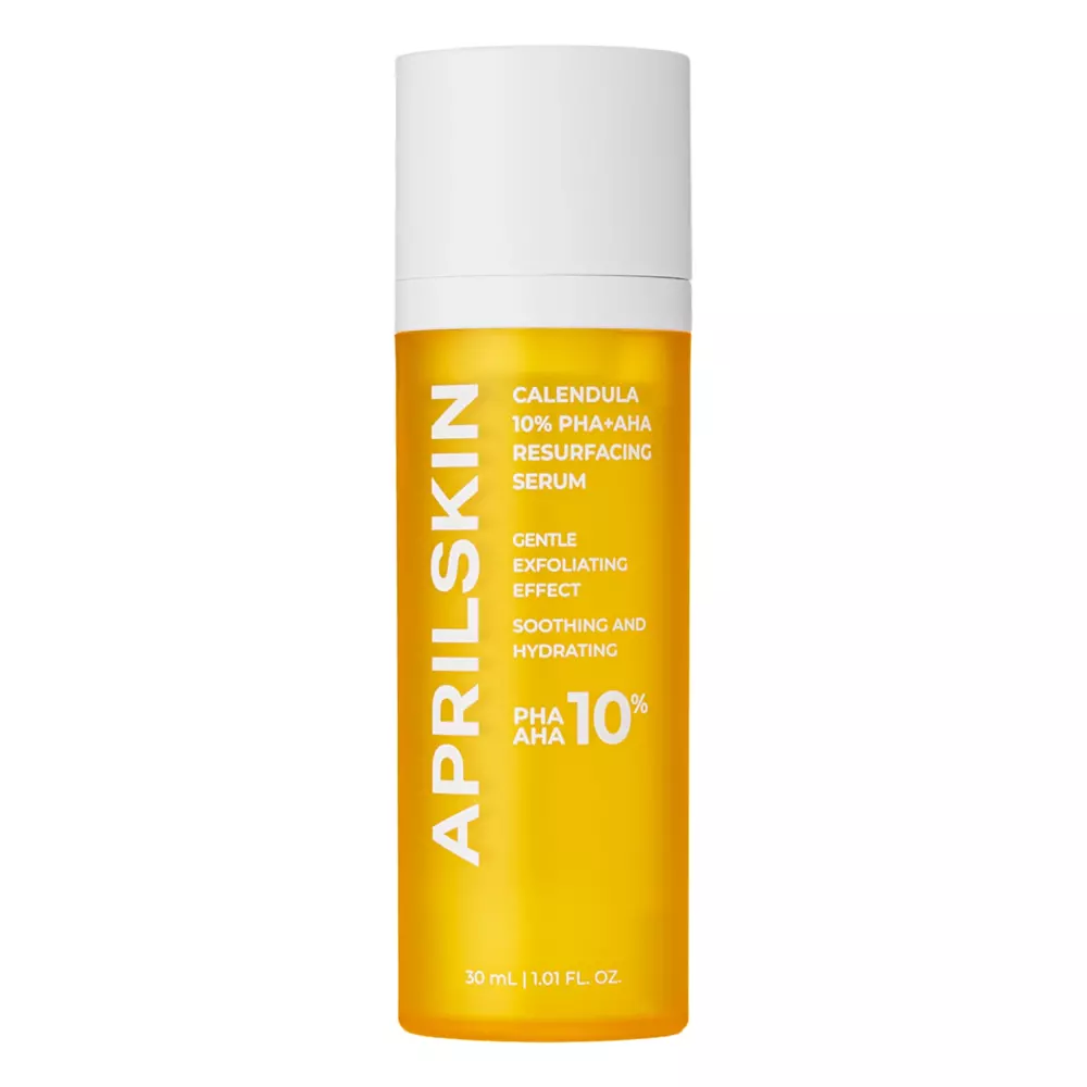 Aprilskin - Calendula 10% PHA+AHA Resurfacing Serum - Calendula Serum mit Säuren - 30ml