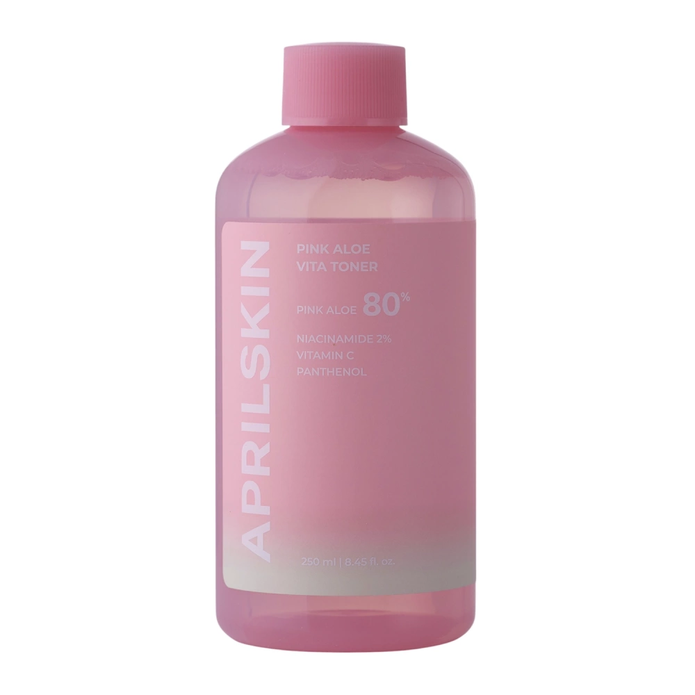 Aprilskin - Pink Aloe Vita Toner - Linderndes Gesichtswasser mit Aloe Vera - 250ml