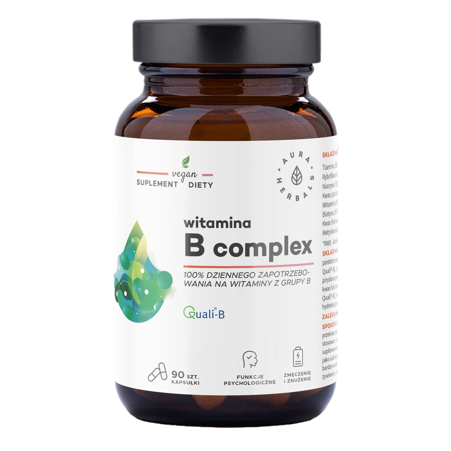 Aura Herbals - Vitamin B Complex - Kapseln - 90 Stück