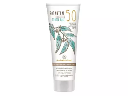 Australian Gold - Botanical Tinted Face SPF50 - Medium - Mittlerer Farbton - BB Creme mit Mineralfiltern - 89ml