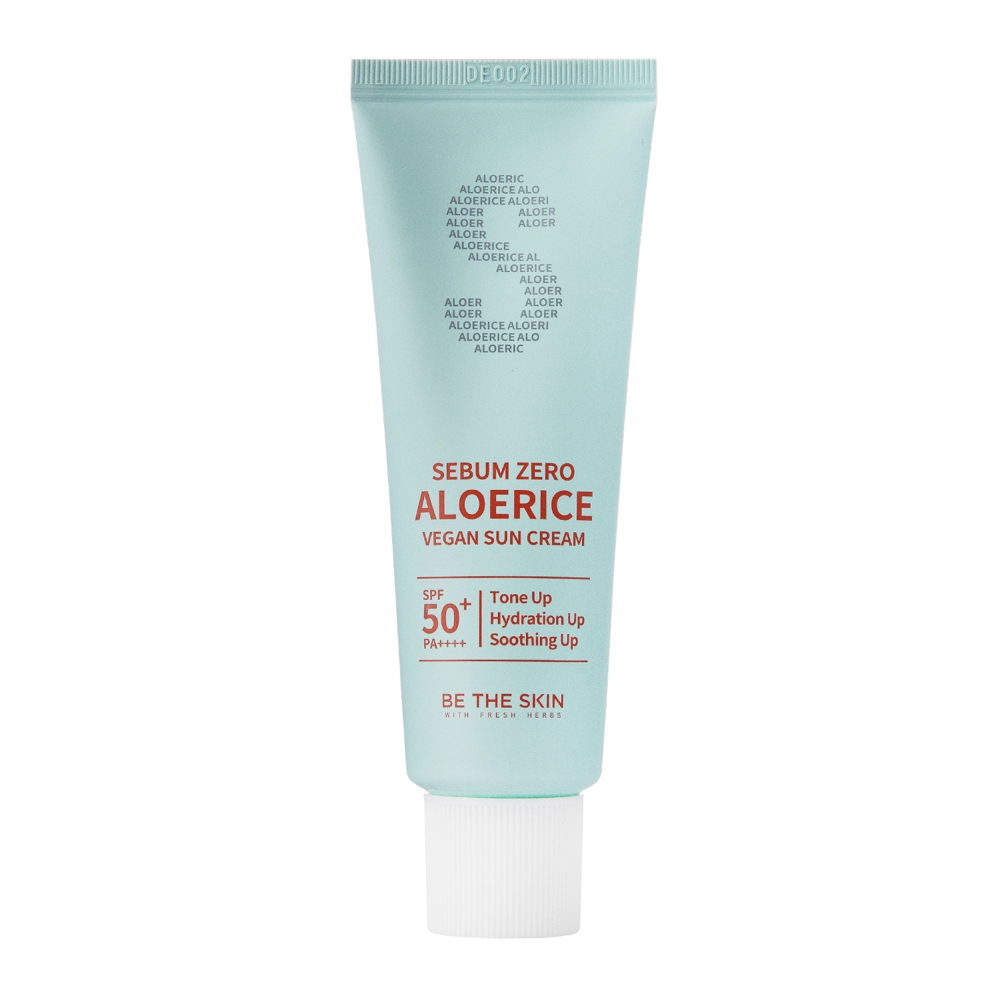 Be The Skin - Sebum Zero Aloerice Vegan Sun Cream SPF 50+ PA++++ - Lindernde Sonnenschutzcreme - 50ml