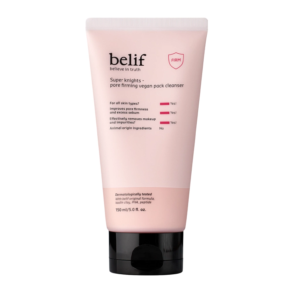 Belif - Super Knights Pore FIrming Vegan Pack Cleanser - Gesichtseinigungsschaum  - 150ml