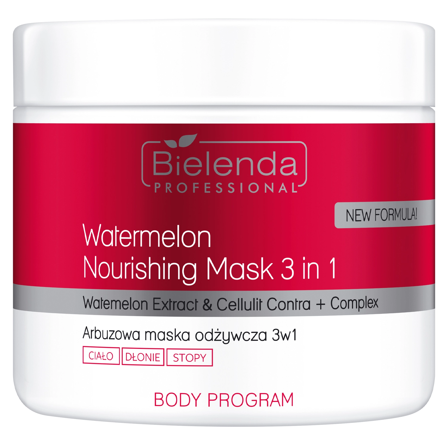 Bielenda Professional - Body Program - Nährende 3-in-1-Maske Wassermelone - 600ml