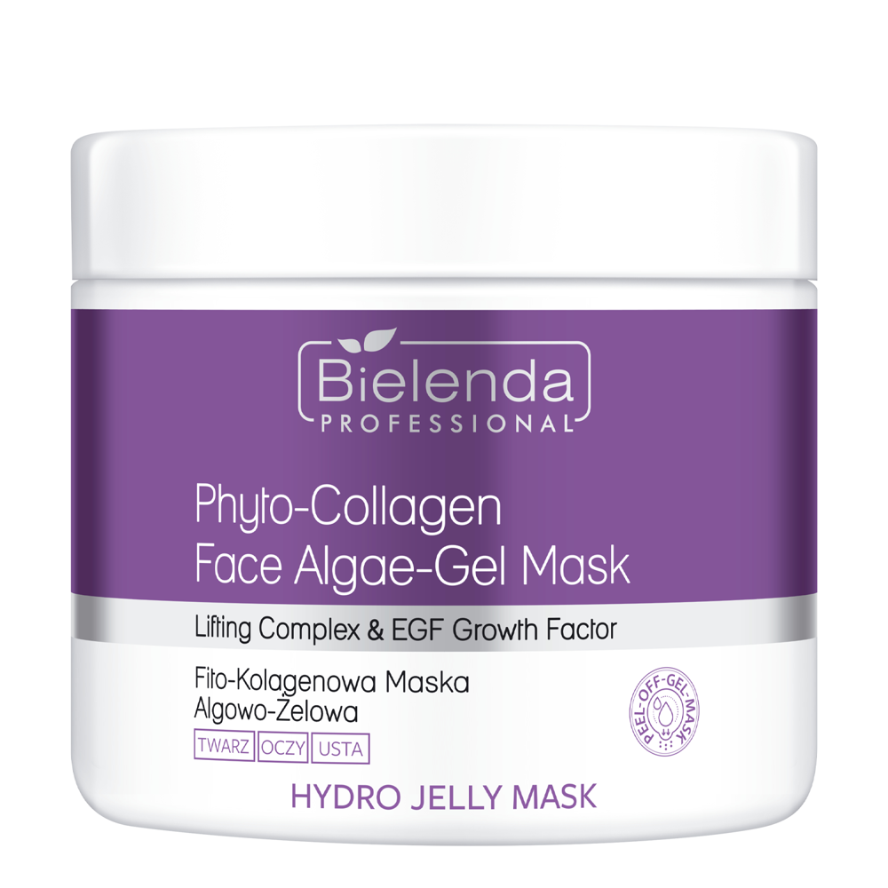 Bielenda Professional - Hydro Jelly Mask - Straffende Phyto - Kollagen Algen und Gel Maske - 190g