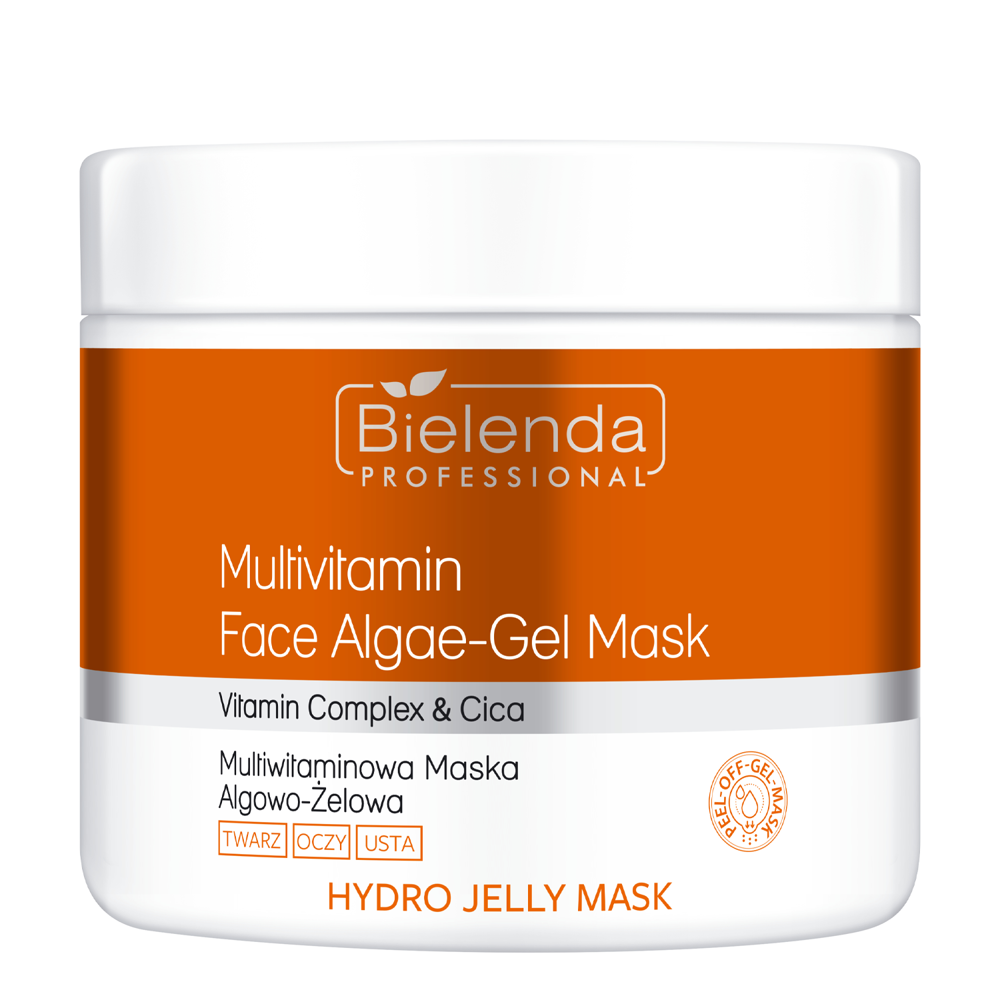 Bielenda Professional - Hydro Jelly Maske - Aufhellende Multivitamin-Algen-Gel-Maske -190g