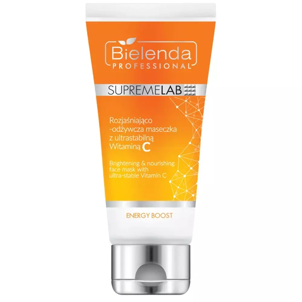 Bielenda Professional - Supremelab - Energy Boost - Brightening & Nourishing Face Mask with Ultra-Stable Vitamin C - Aufhellende und nährende Gesichtsmaske mit ultrastabilem Vitamin C - 70ml