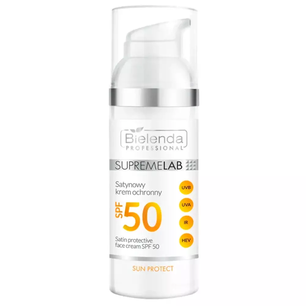 Bielenda Professional - Supremelab - Sun Protect - Sun Protective Face Cream SPF50 - Satin-Sonnenschutzcreme - 50ml