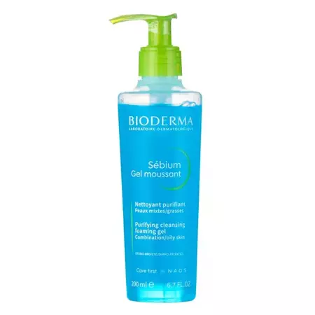 Bioderma - Sebium - Moussant Gel - Reinigendes, antibakterielles Akne-Reinigungsgel - 200ml