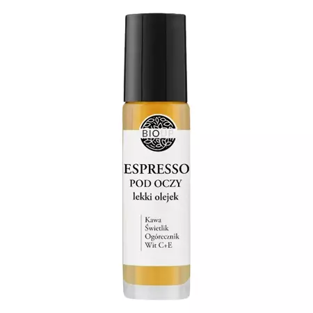 Bioup - Espresso - Leichtes Augenöl - Verbesserung der Elastizität und Feuchtigkeitspflege - 10ml