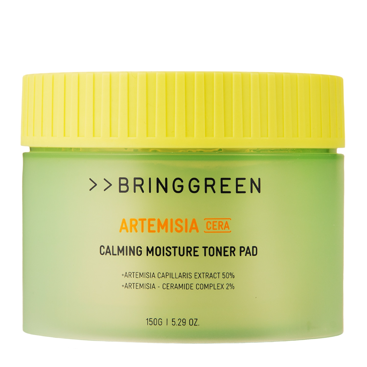 Bring Green - Artemisia Cera Calming Moisture Toner Pad  - Feuchtigkeitsspendende Gesichtspads mit Artemisia- 90Stk.