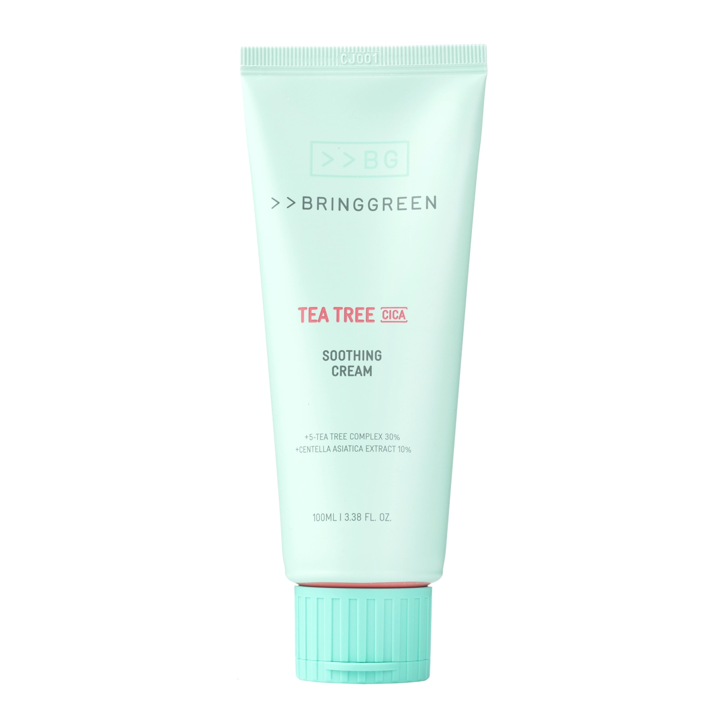 Bring Green - Tea Tree Cica Soothing Cream - Lindernde Gesichtscreme mit Teebaumextrakt - 100ml