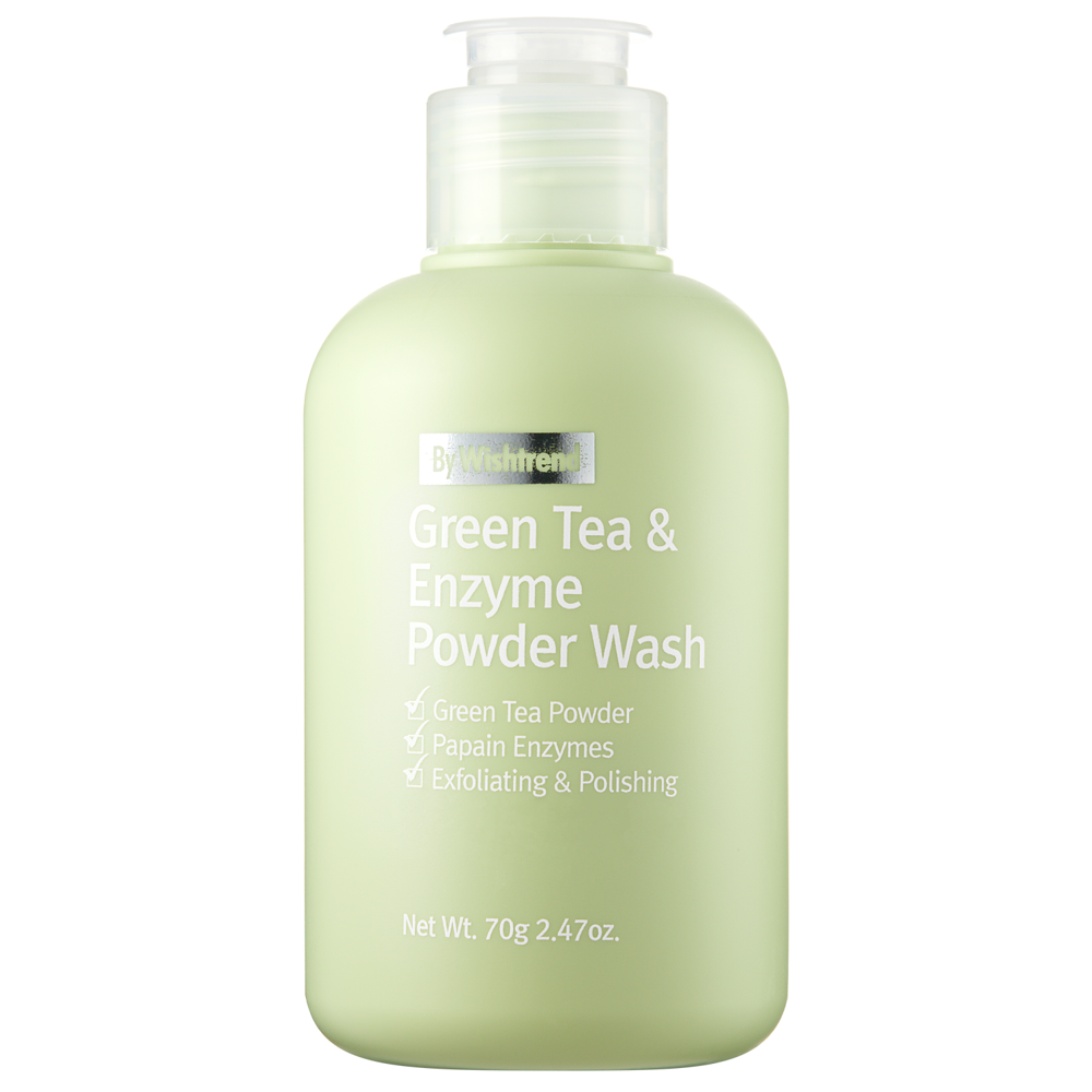 By Wishtrend - Green Tea & Enzyme Powder Wash - Enzymatisches Gesichtswaschpulver - 110g