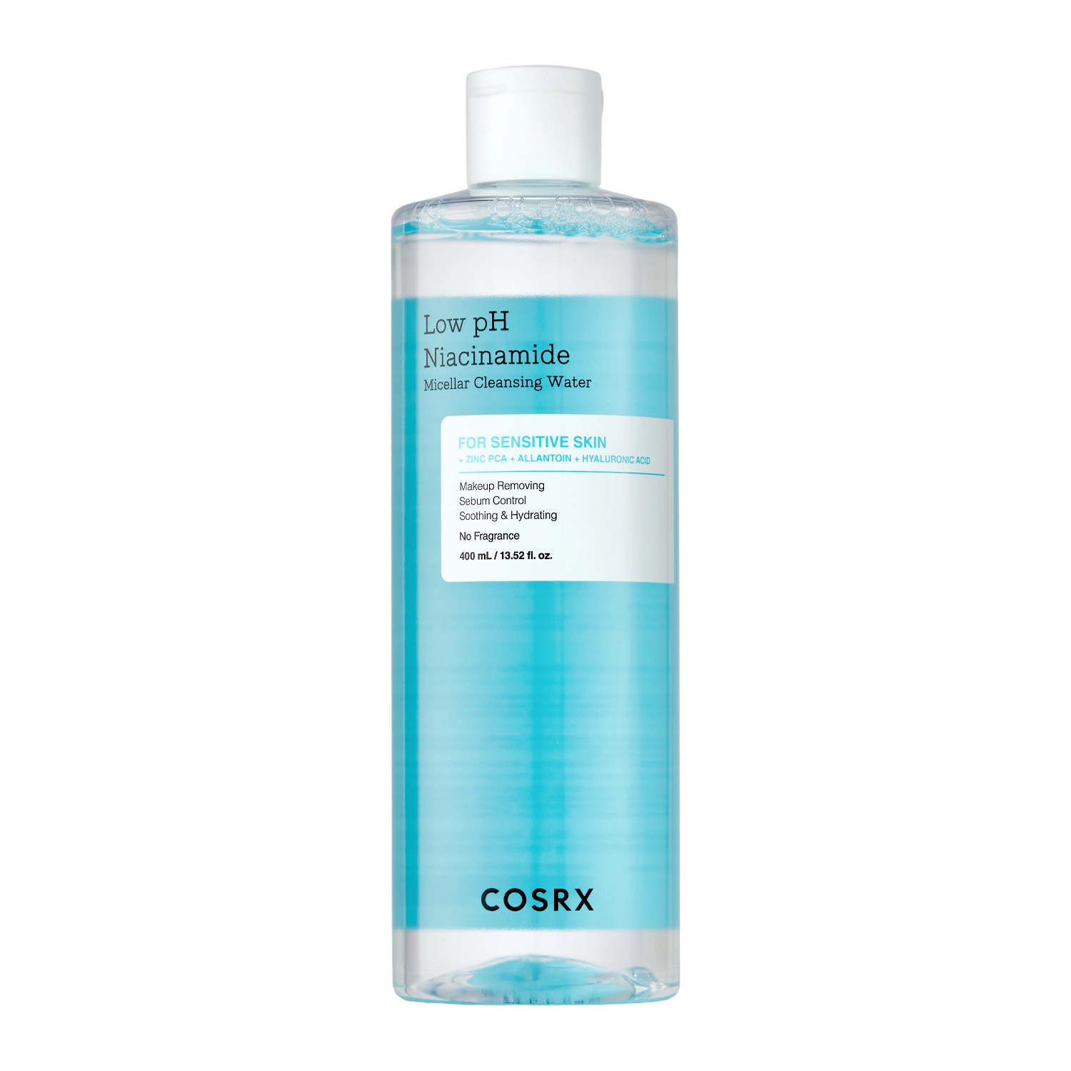 COSRX - Low pH Niacinamide Cleansing Water - Niacinamid Mizellenwasser mit niedrigem pH-Wert - 400ml