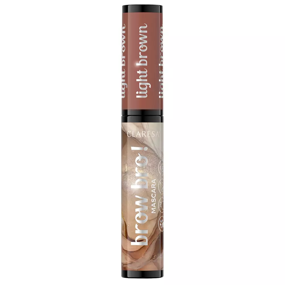 Claresa - Brow Bro! - Augenbrauen-Mascara- 01 Light Brown - 8ml