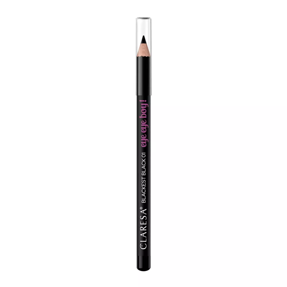 Claresa - Eye Eye Boy! - Langanhaltender Augenstift - 01 Blackest Black - 1.15g