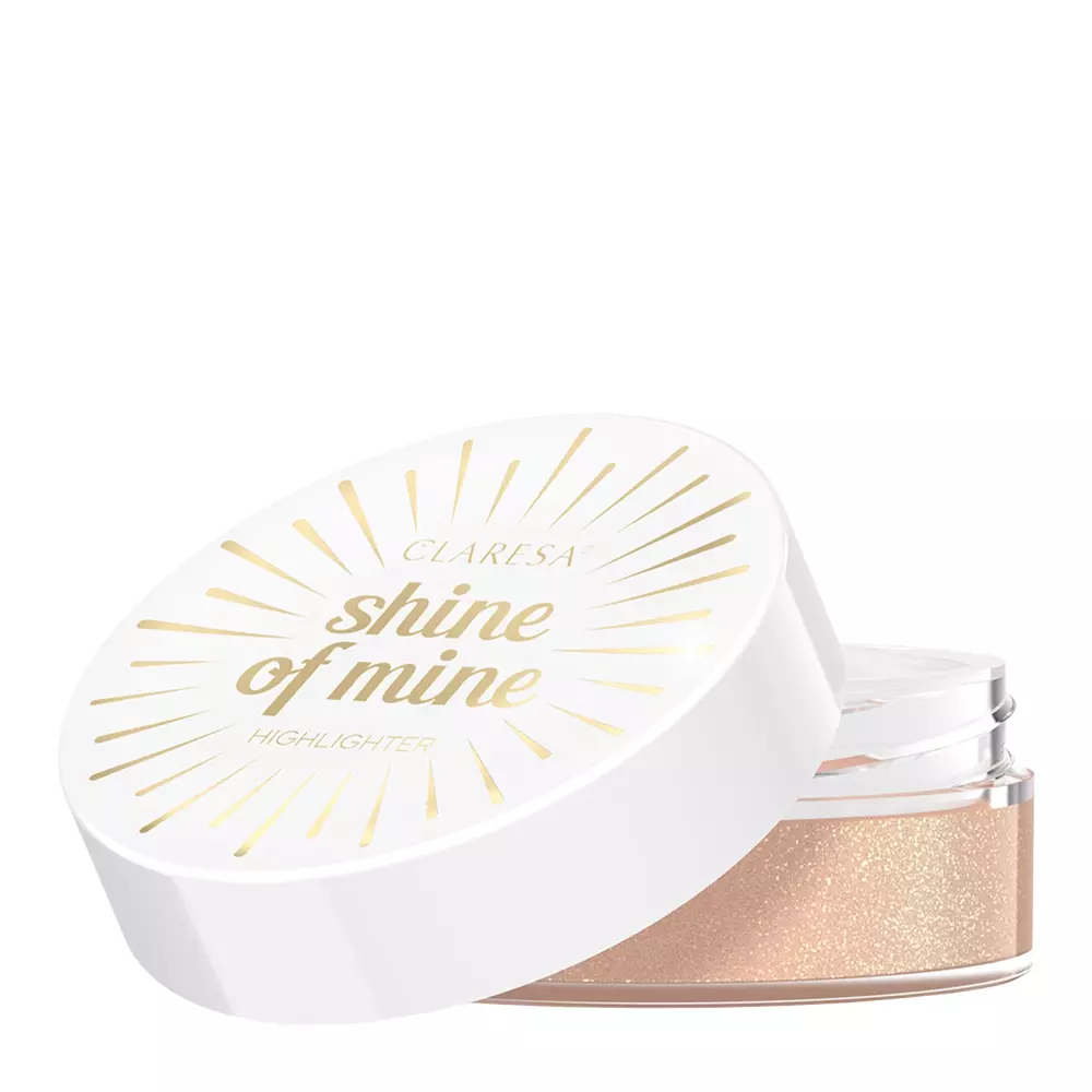 Claresa - Shine of Mine - Puderförmiger Highlighter für Gesicht und Körper - 11 More Champagne - 8g