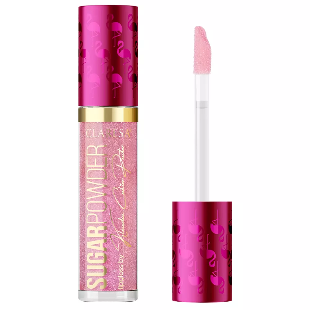 Claresa - SugarPowder Lipgloss by Klaudia Cukier Puder - Lipgloss  - 01 Flamingo - 4,2g