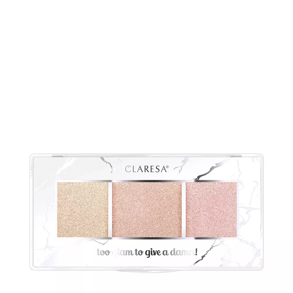 Claresa - Too Glam To Give A Dame! - Highlighter Palette - 12 Golden Glow - 12.5g