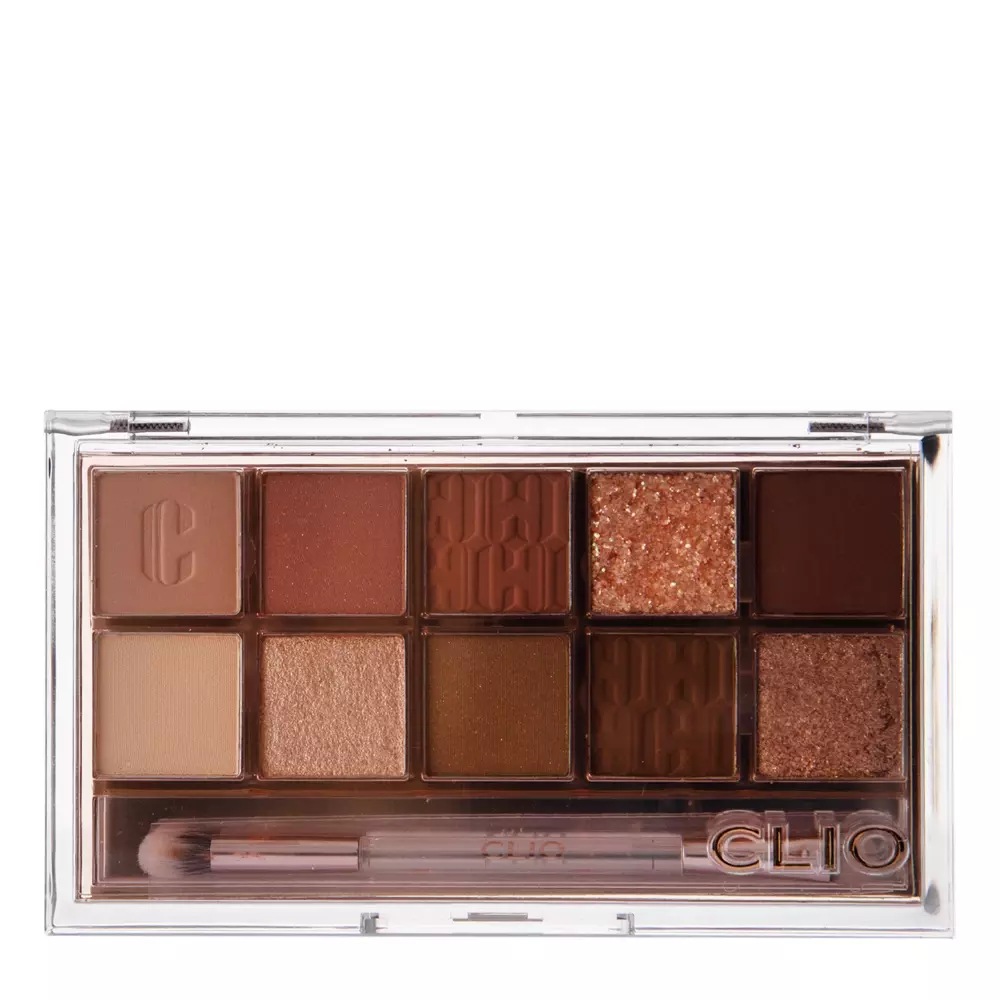 Clio - Pro Eye Palette - Lidschattenpalette - 12 Autumn Breeze in Seoul Forest - 6g