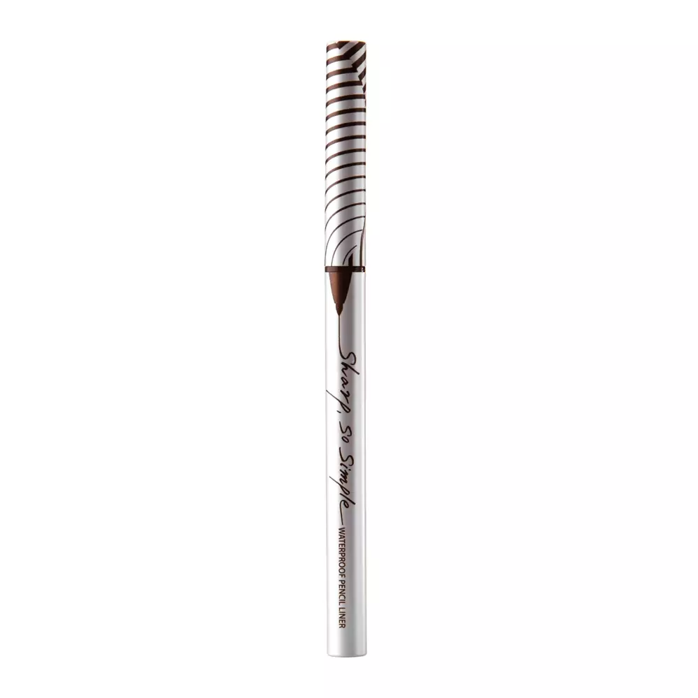 Clio - Sharp, So Simple Waterproof Pencil Liner - Wasserfester Eyeliner-Stift - 03 Cacao Brown - 0.14g 