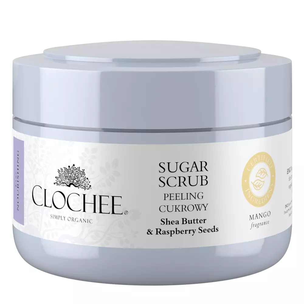 Clochee - Sugar Scrub - Nährendes Zuckerpeeling - Mango - 250ml