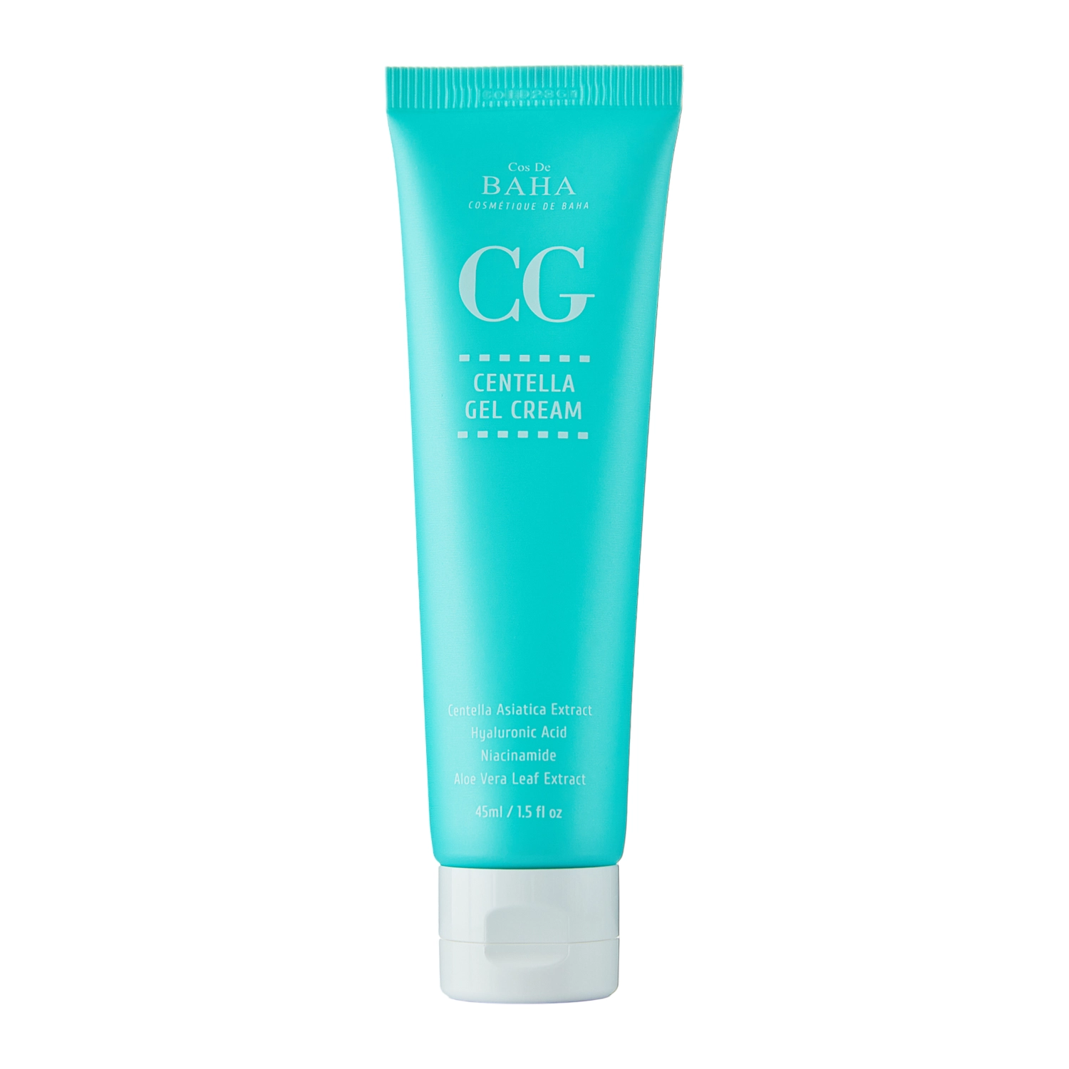 Cos De BAHA - CG Centella Gel Cream - Lindernde Gesichtscreme mit Centella Asiatica-Extrakt - 45ml