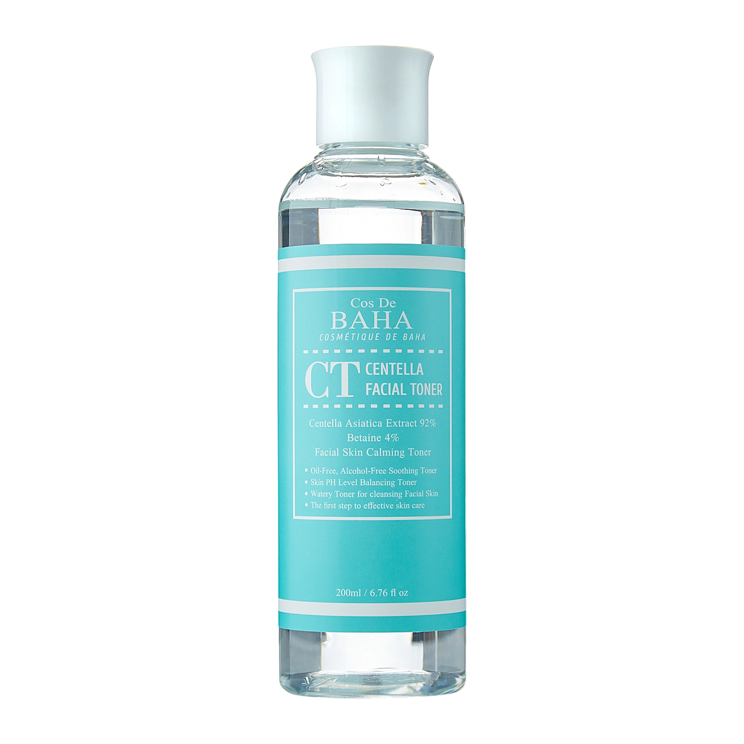 Cos De BAHA - CT Centella Facial Toner - Linderndes Gesichtswasser mit Centella Asiatica Extrakt - 200ml