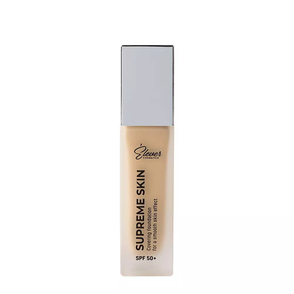 Elever Cosmetics - Supreme Skin SPF50+ - Leichte Foundation mit Filter - Ivory - 30ml 