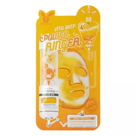 Elizavecca - Vita Deep Power Ringer Mask - Vitamin-Gesichtsmaske in einem Tuch- 23ml