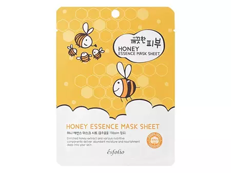 Esfolio - Pure Skin Honey Essence Mask Sheet - Tuchmaske mit Honig für das Gesicht - 25ml