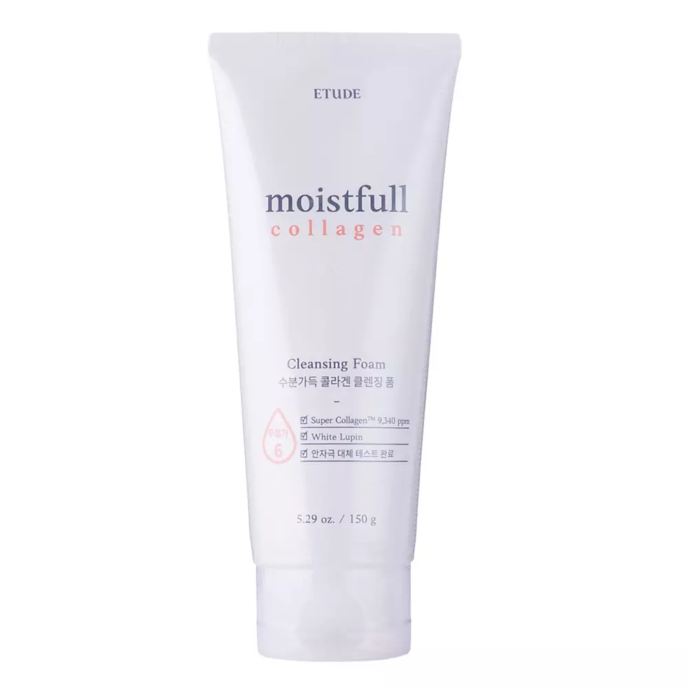 Etude House - Moistfull Collagen Cleansing Foam - Essence - Leichter Gesichtswaschschaum mit Kollagen - 150ml