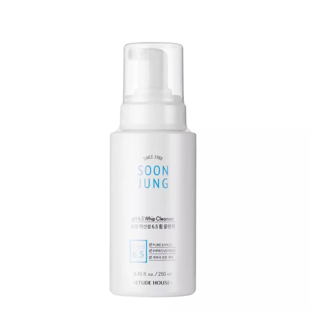 Etude House - Soon Jung pH 6.5 Whip Cleanser - Reinigender Gesichtsschaum - 250ml