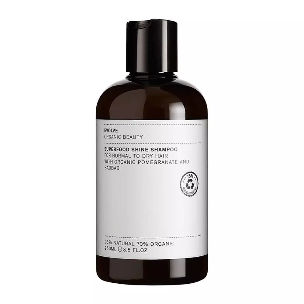 Evolve Organic Beauty - Superfood Shine Shampoo - Natürliches, glänzendes Shampoo - 250ml