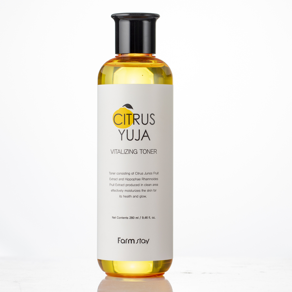 Farmstay - Citrus Yuja Vitalizing Toner - Gesichtswasser mit Yuzu-Frucht-Extrakt - 280ml