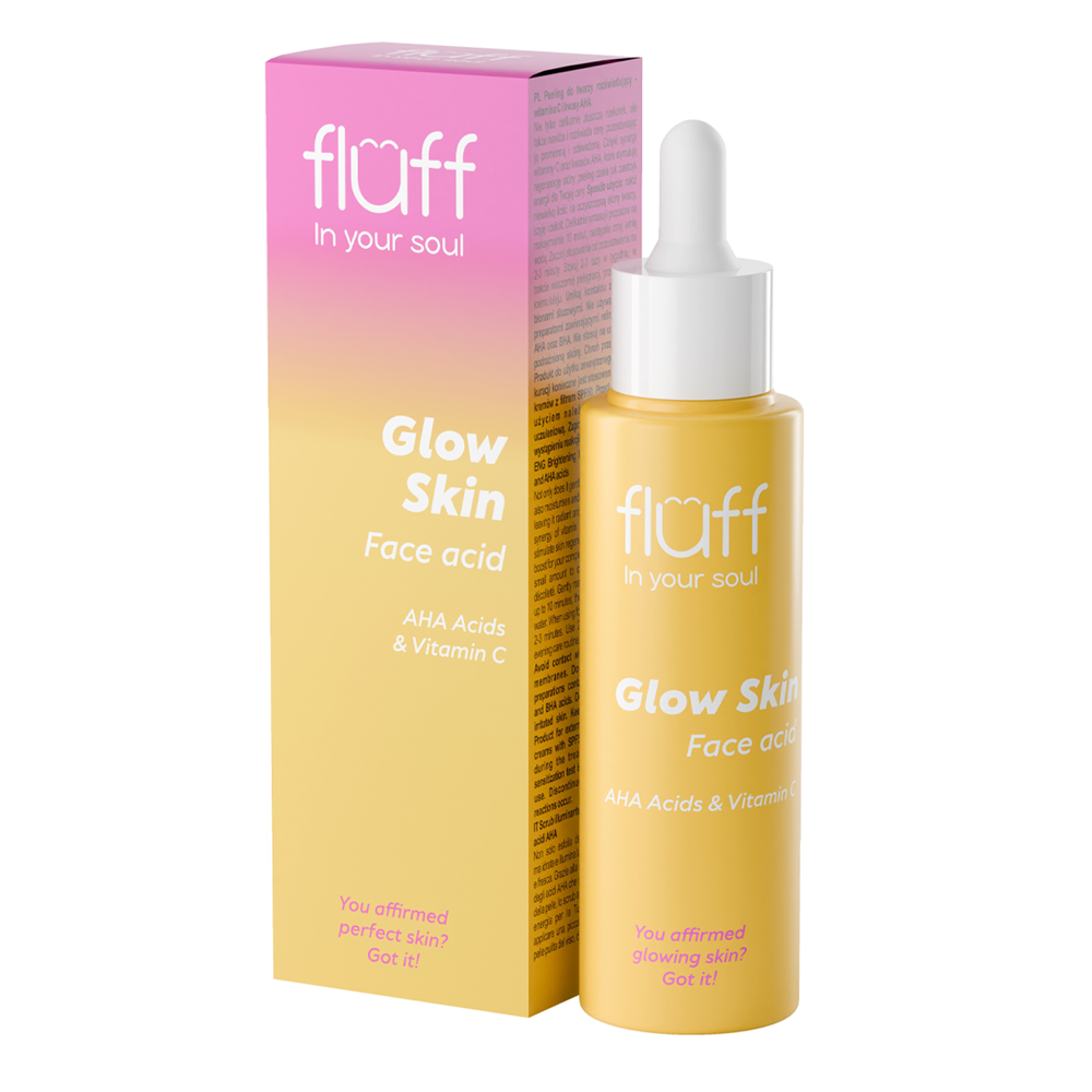 Fluff - Aufhellendes Gesichtspeeling - Vitamin C und AHA-Säuren - 40ml